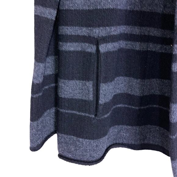 Pendleton Wool Angora Alpine Getaway Cardigan Sweater Open Striped Front Small P - Picture 8 of 16